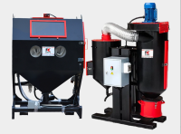 Пескоструйная камера PST-КСО-115 инжекторная, без ФВ, ФВР 2.2 кВт, без выдвижного поворотного стола